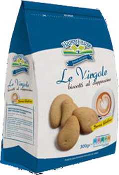 Happy Farm Le Virgole al Cappuccino Biscotti Senza Glutine
