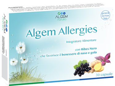 Algem Allergies Integratore Benessere di Naso e Gola 30 Capsule