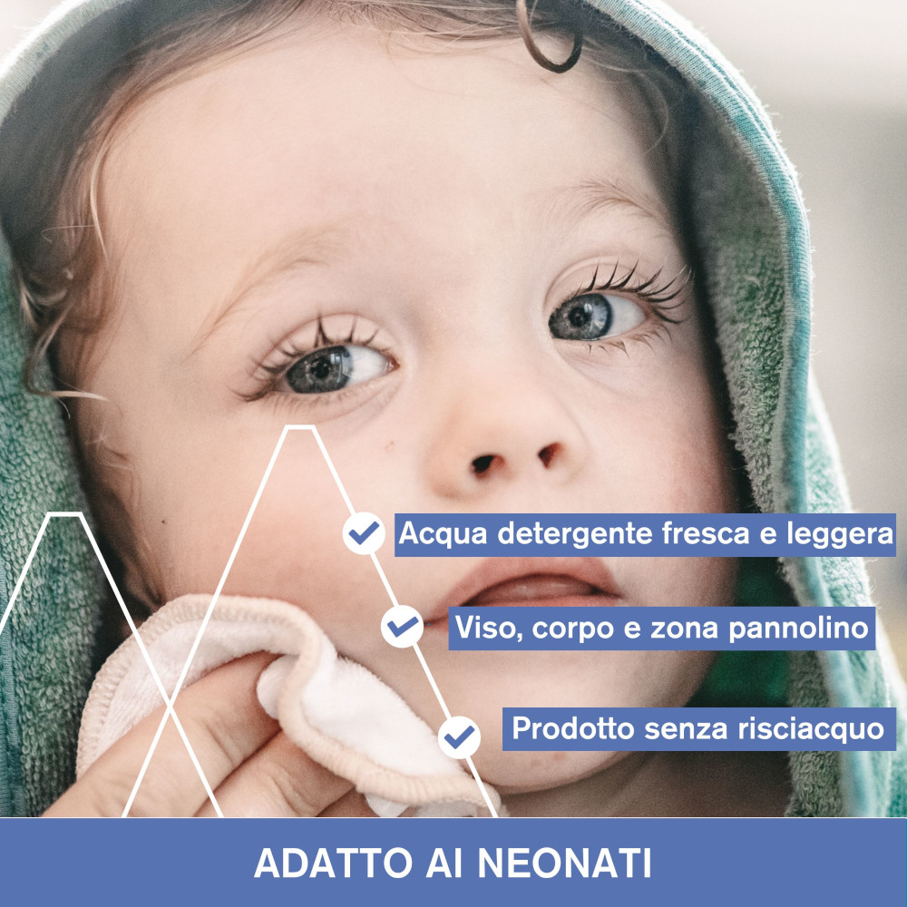 URIAGE Baby detergente corpo senza risciacquo per lenire, ammorbidire e proteggere la pelle delicata del bambino 500ML