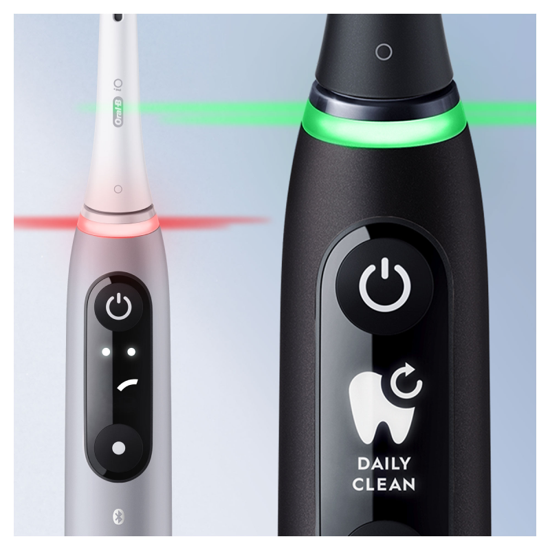 Oral-B iO6 Spazzolino Elettrico Ricaricabile Nero Con Custodia Da Viaggio