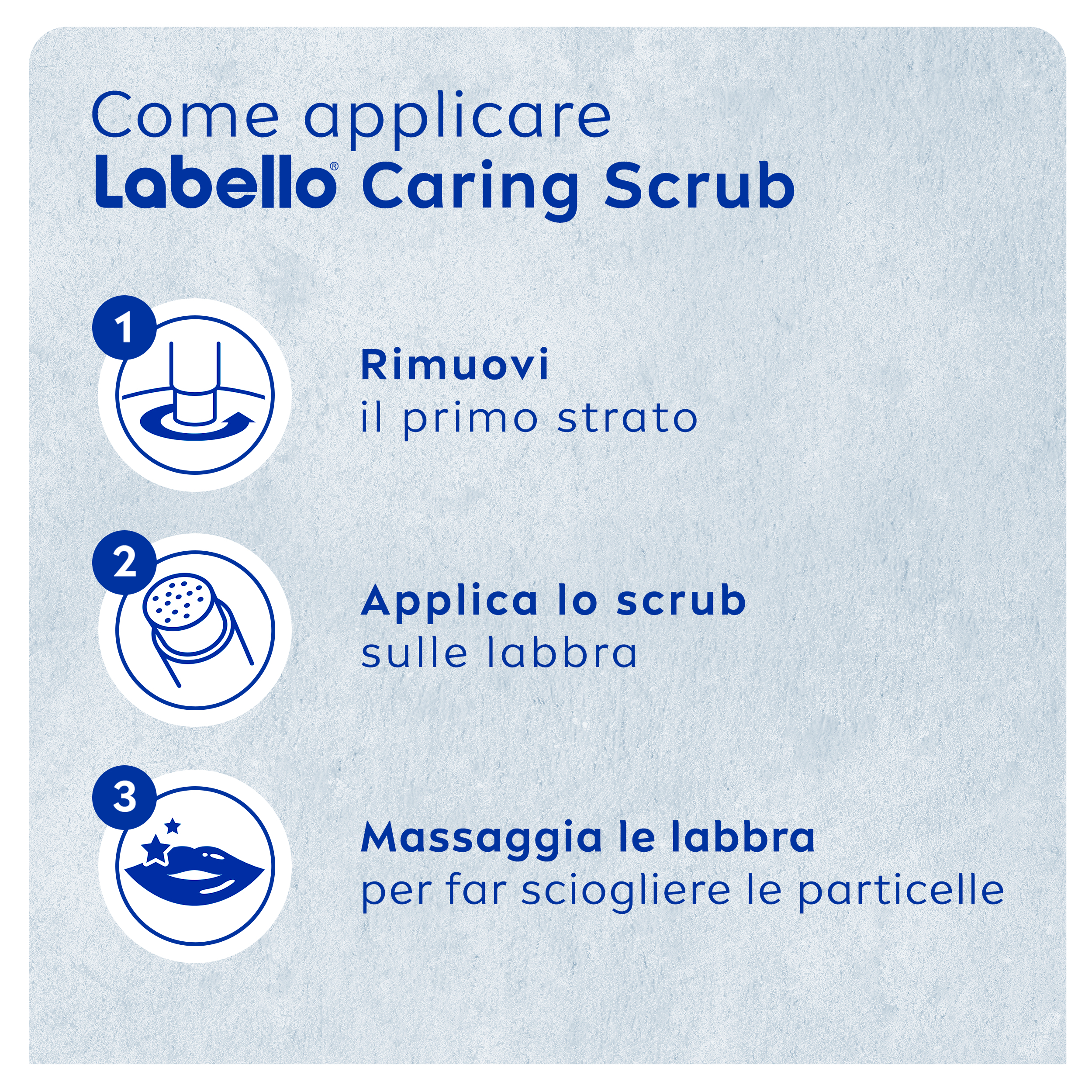 Labello Scrub Idratante Aloe Vera 4.8 g, Balsamo labbra scrub con particelle esfolianti e Aloe Vera