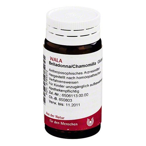 Wala Belladonna Chamomilla Medicinale Omeopatico Globuli 20 g