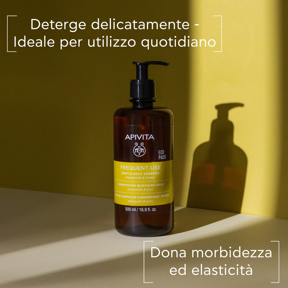 APIVITA Shampoo Delicato Uso Frequente Ecopack 500ml