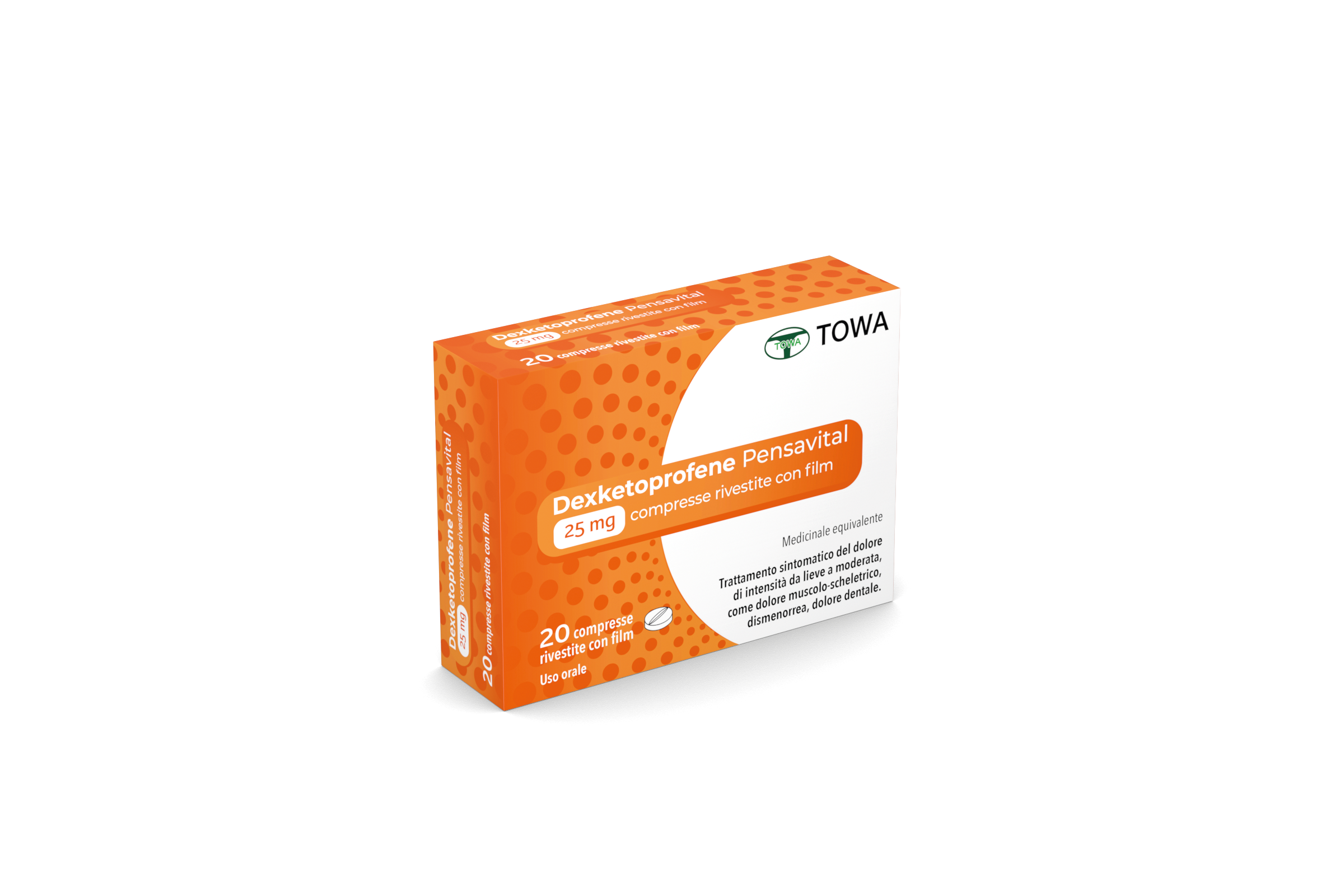 DEXKETOPROFENE 25mg 20 Cpr PNS