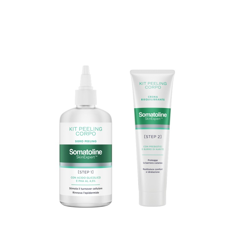 Somatoline SkinExpert, Kit Peeling Corpo, Trattamento Corpo   Esfoliante,  300 + 100