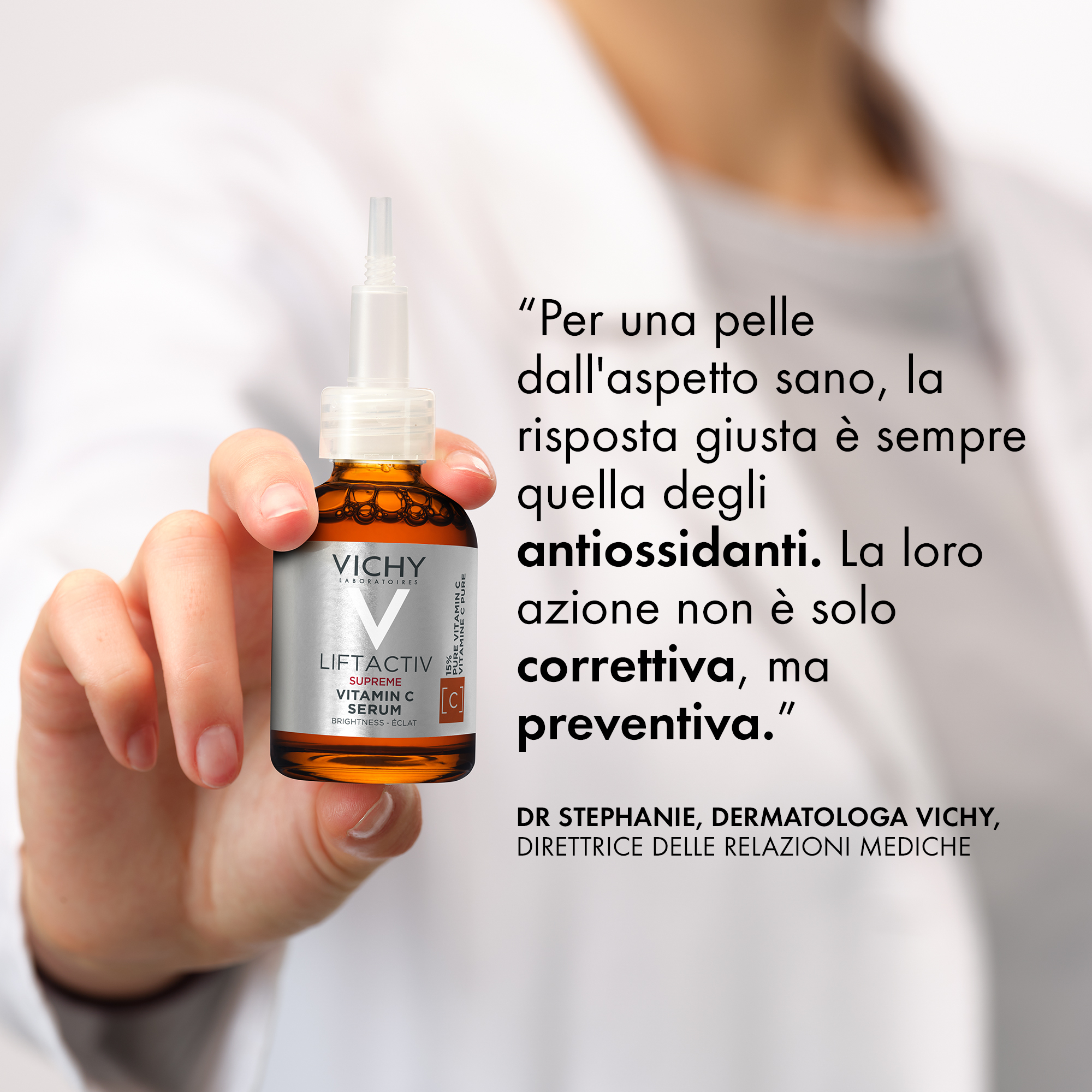 Vichy Liftactiv Siero Illuminante con 16% Vitamina C Pura per una pelle giovane e radiosa 20ml