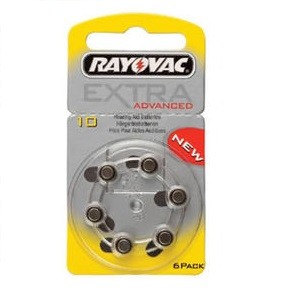 Blister Pile Apparecchio Acustico Zinco Aria Rayovac Secret 10