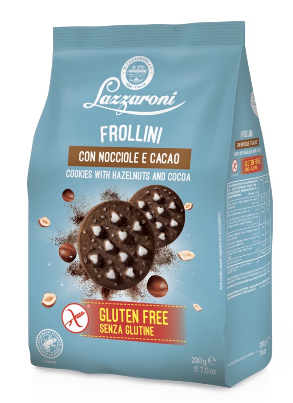 Lazzaroni Frollini Preziosi Con Granella Di Nocciole 300 g