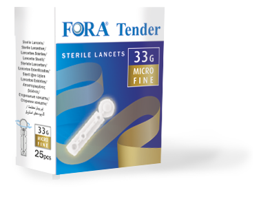 Fora Tender Lancette Pungidito 33G Microfine 25 Pezzi