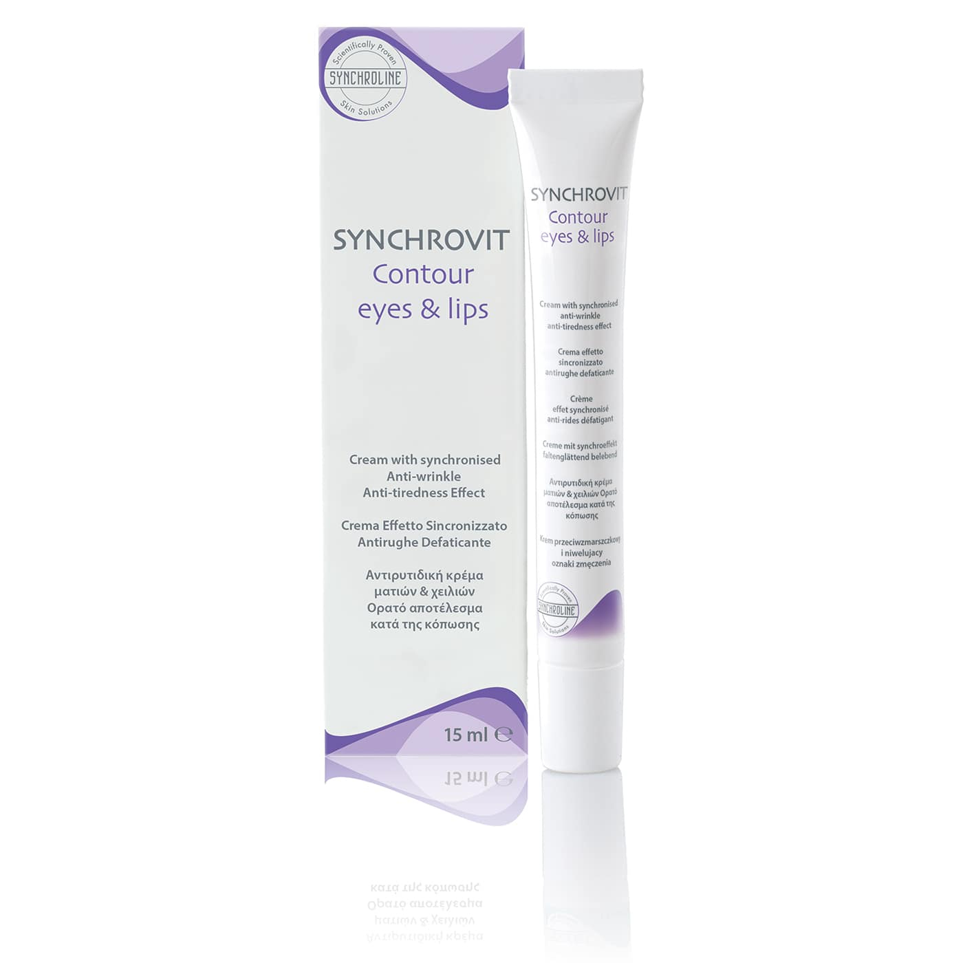 SYNCHROVIT CONTOUR Eyes & Lips - siero contorno occhi e labbra per contrastare rughe d'invecchiamento e di espressione - 15ml