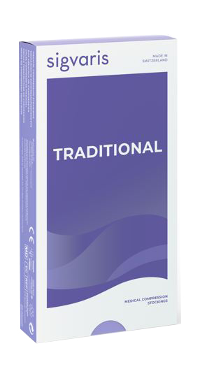 Sigvaris 503 AG Monocollant Compressivo Sinistro Punta Aperta Colore Beige Taglia M Lungo