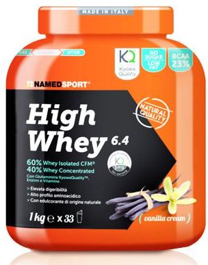 Named Sport High Whey 64 Vanilla Cream Proteine In Polvere 1 kg 