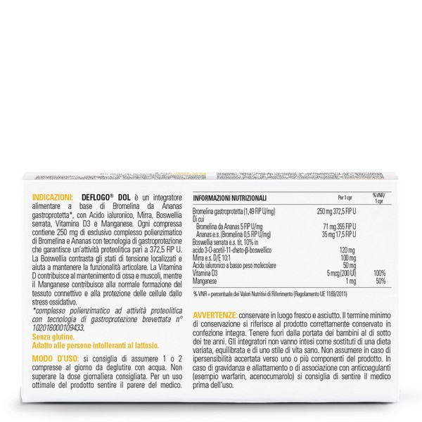 DEFLOGO DOL 30CPR MP 1050MG