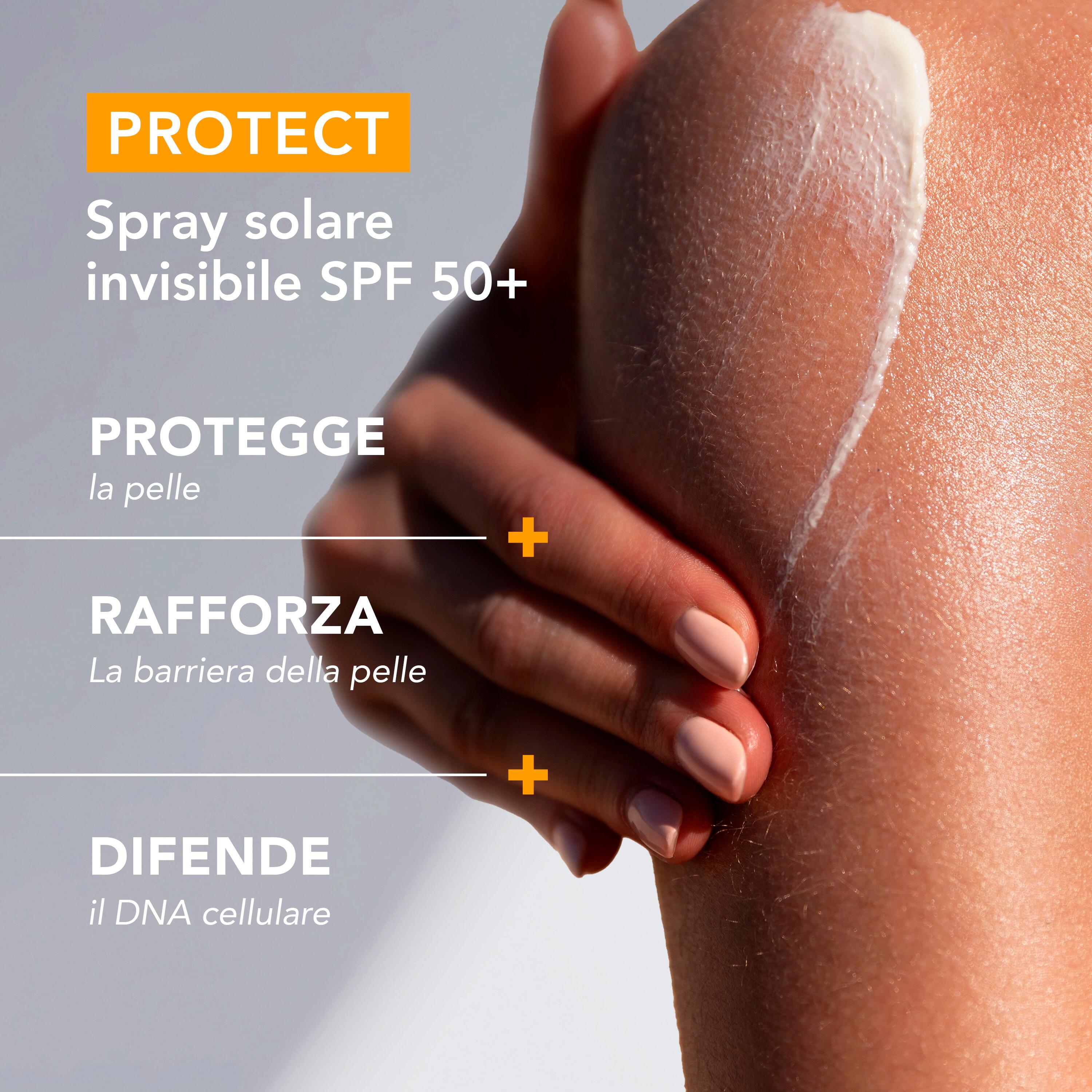 A-Derma - Protect - Spray Invisibile SPF50+ Protezione Solare Molto Alta Viso E Corpo 200 ml