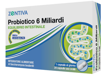 ZENTIVA PROBIOTICO 6 miliardi 24 capsule