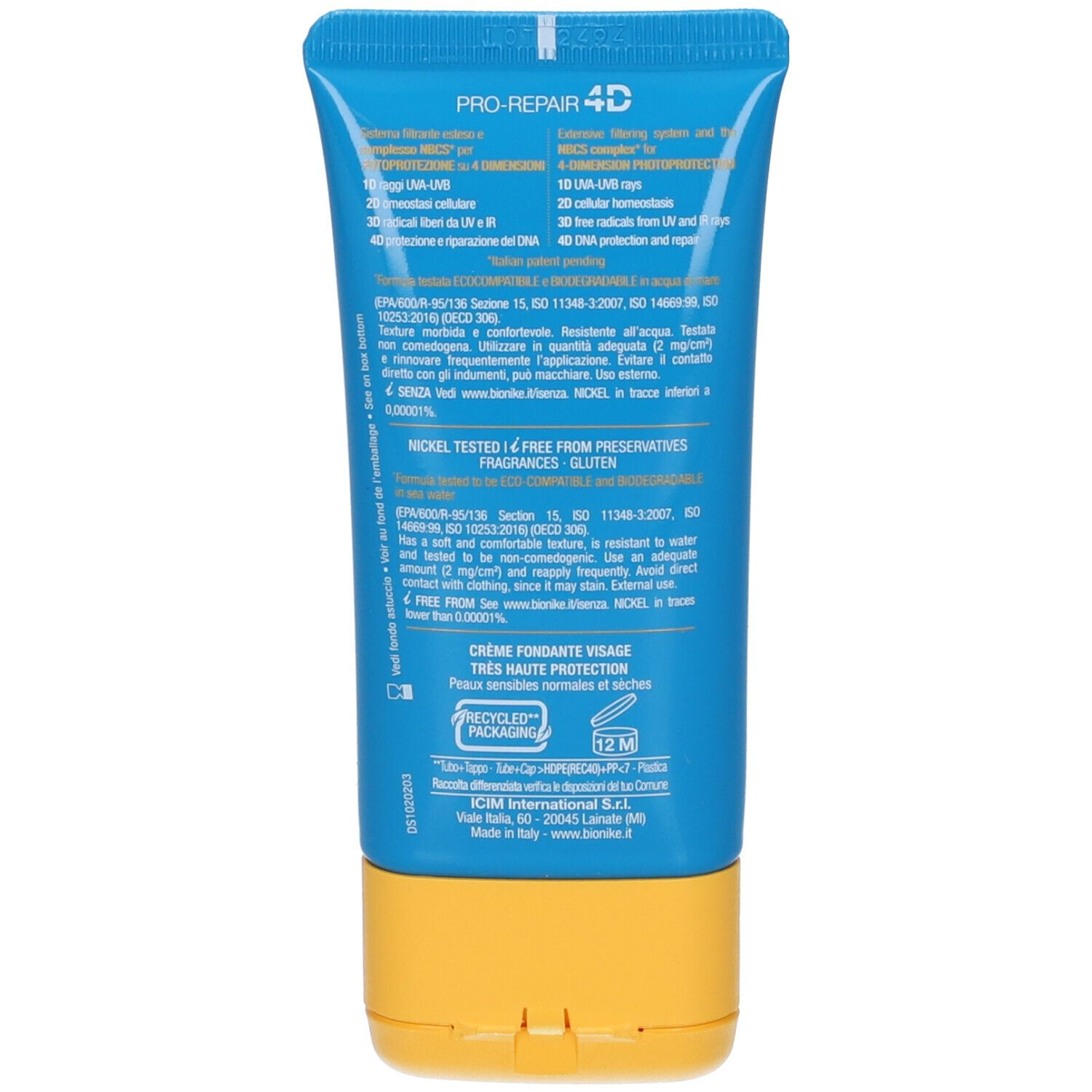 Bionike Defence Sun SPF30 Crema Viso Fondente 50ml 