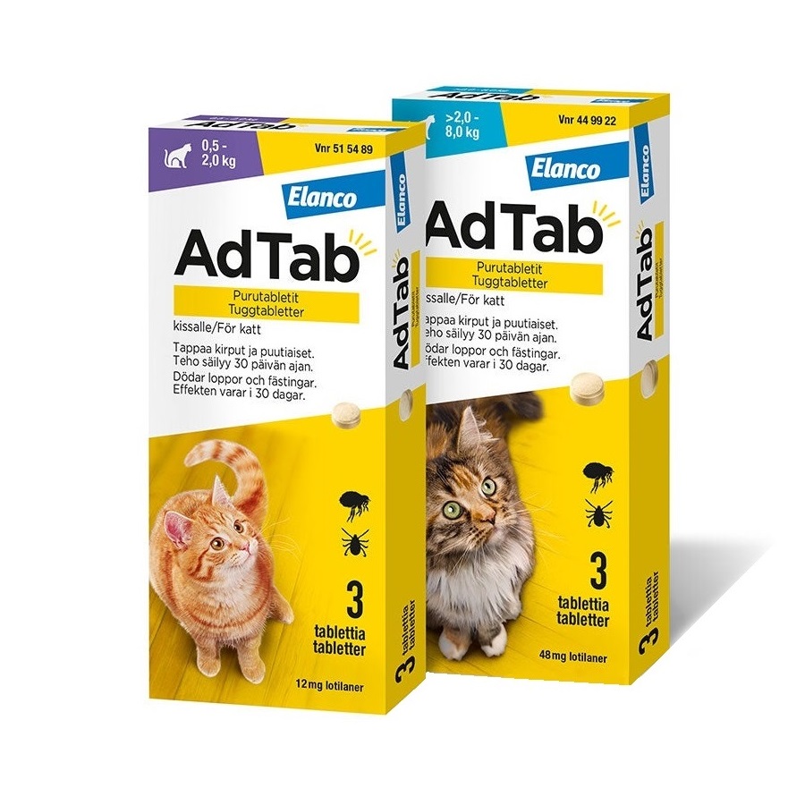 ADTAB GATTO 3CPR 48MG DA 2KG A 8KG - ELANCO