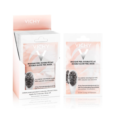Vichy Maschera Minerale Gommage Illuminante Viso 2x6ml