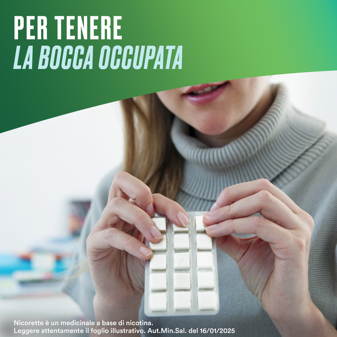 Nicorette Gomme 2 mg Nicotina Menta 105 Gomme Masticabili