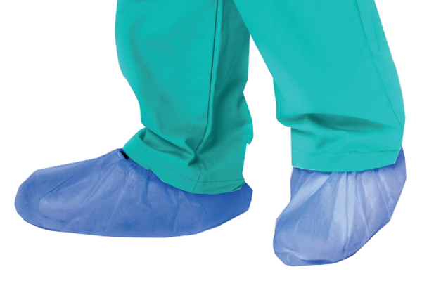 COPRISCARPA CPE AZZURRO 100PZ