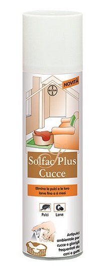 Bayer Pet Solfac Plus Cucce Spray Disinfettante Antipulci 250 ml