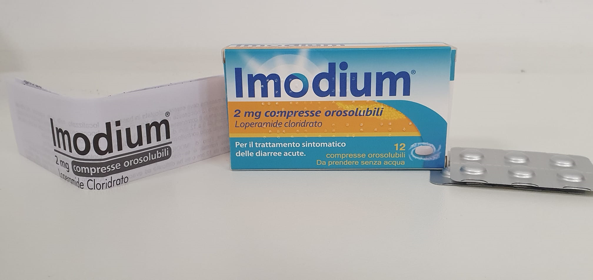 IMODIUM 12CPR OROSOL 2MG