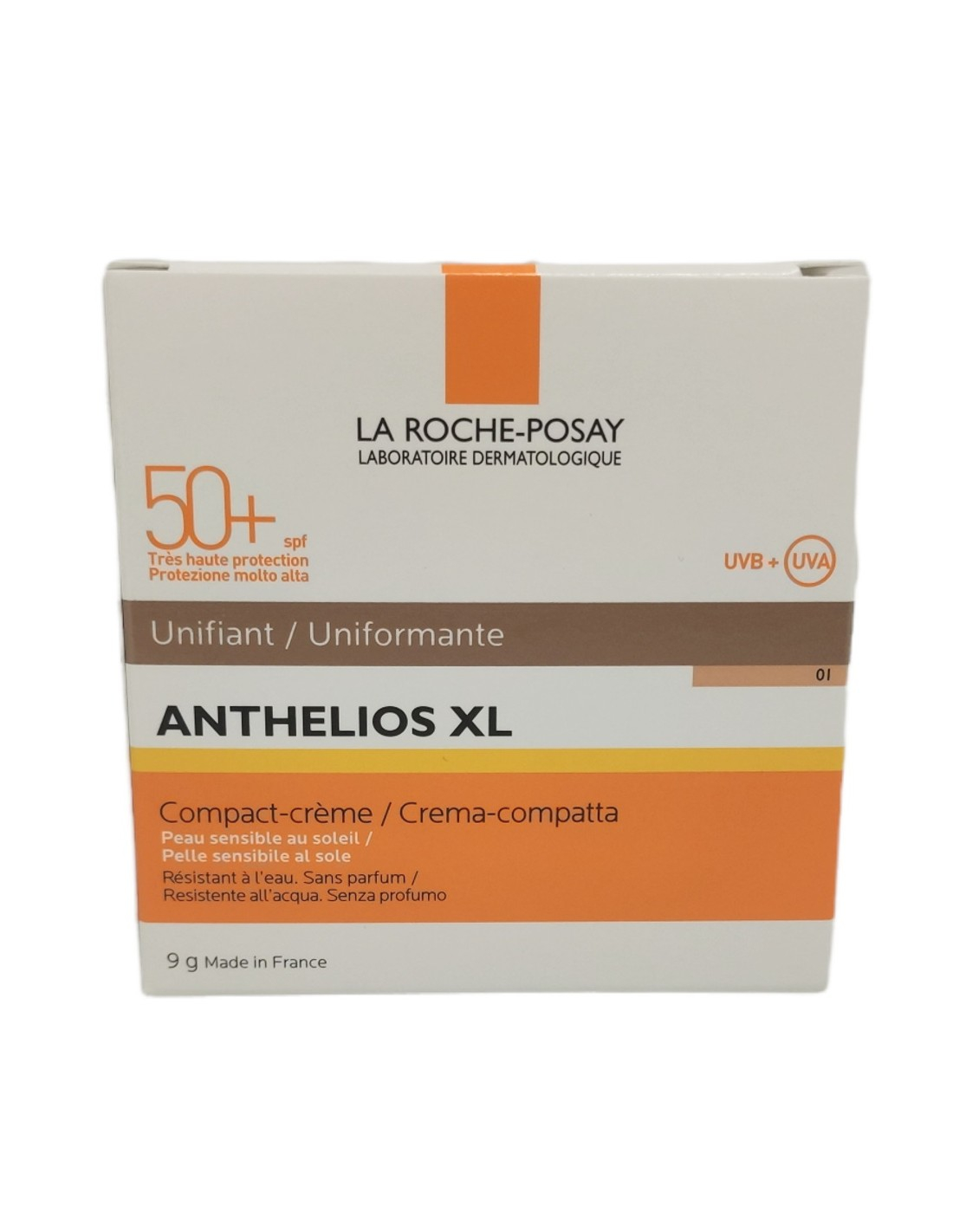 La Roche-Posay Anthelios XL SPF50+ crema compatta uniformante n.01