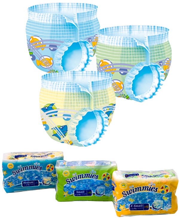 SWIMMIES Pants S1 4-9Kg 13pz