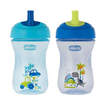 Chicco Tazza Advanced Con Cannuccia Azzurra o Blu +12m