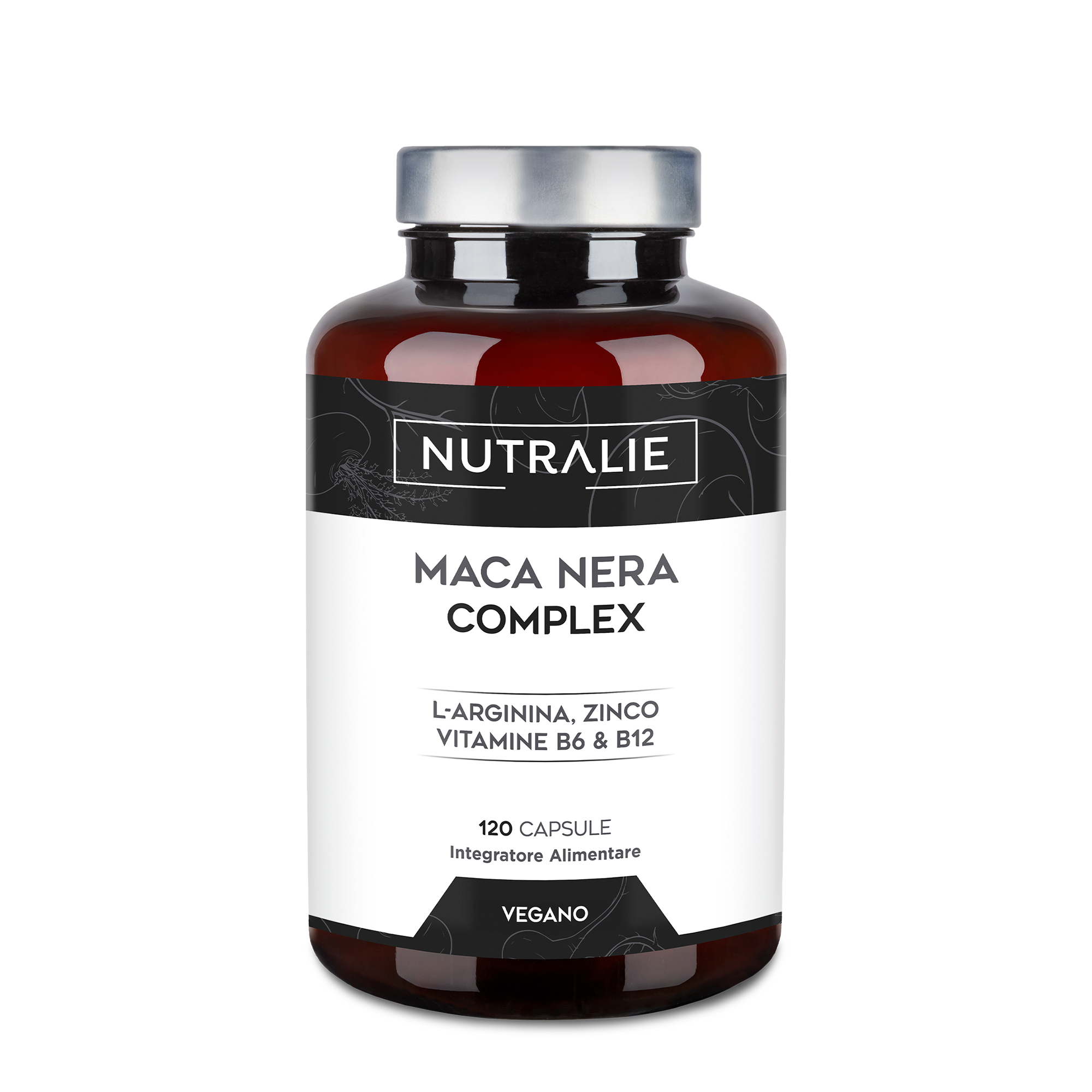 Nutralie Maca Nera Complex 120 Capsule - Integratore Per Il Metabolismo Energetico