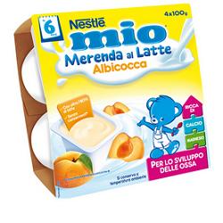 MIO MERENDA ALBICOCCA 4 X 100 G