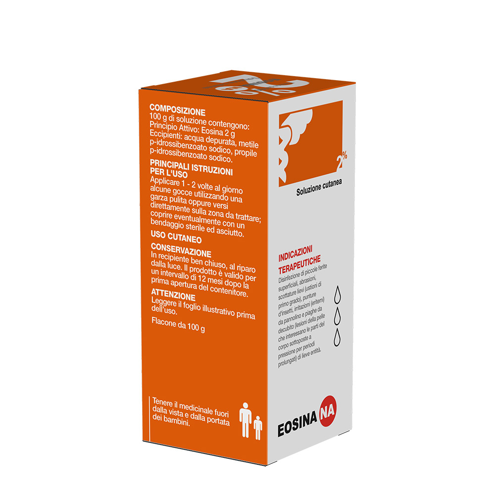 Eosina Nova Argentia 2% Soluzione Cutanea Disinfettante 100 g
