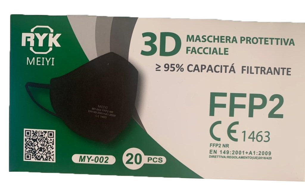 MASCHERINA FFP2 NERA 1PZ