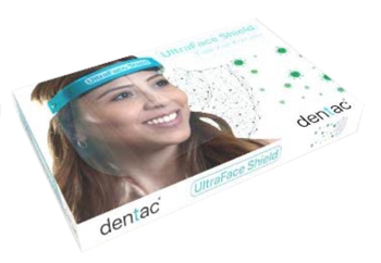  2 VISIERE PROTETTIVE VISO ultraface shield Paraschizzi