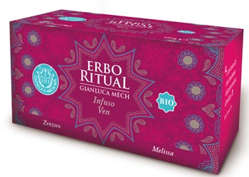 Erbo Ritual Gianluca Mech Infuso Ven Bio Melissa e Zenzero 20 filtri