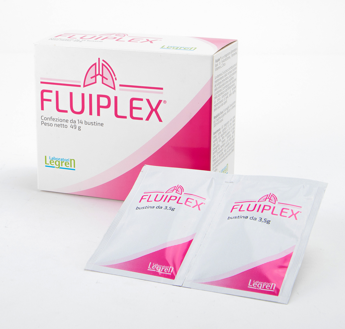 FLUIPLEX: Integratore per Infiammazioni Respiratorie 14 bustine