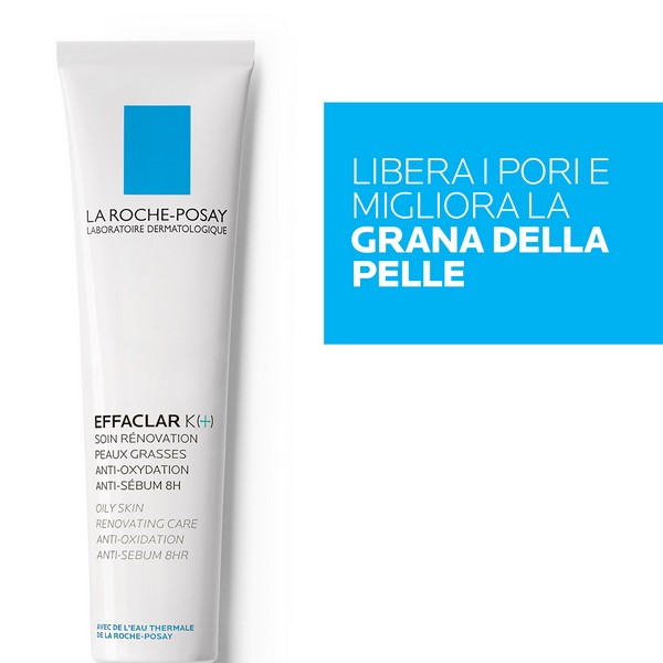 La Roche-Posay Effaclar K+ trattamento quotidiano per pelle mista, grassa o a tendenza acneica 40 ml