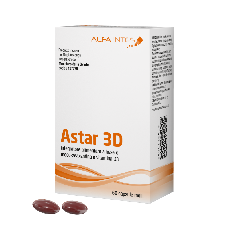Astar 3D Integratore per gli occhi in capsule molli 60cps