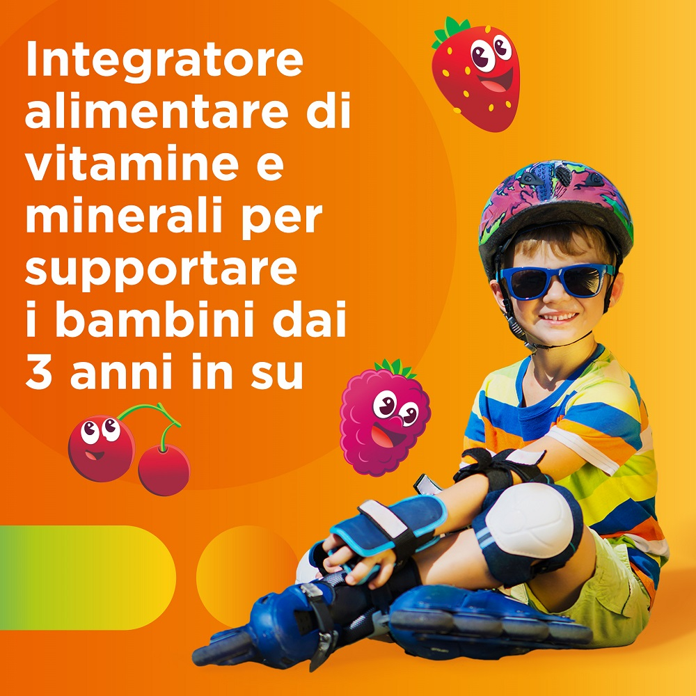 Multicentrum VitaGummy Integratore Vitamine e Minerali Bambini 3+ anni Vitamina D Iodio 30 Caramelle
