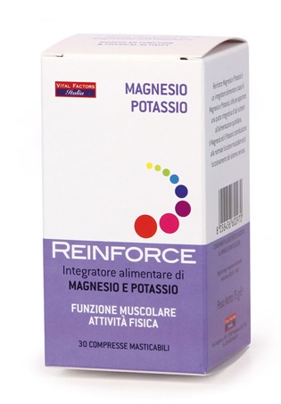 Reinforce Magnesio e Potassio integratore alimentare di magnesio e potassio 30 compresse