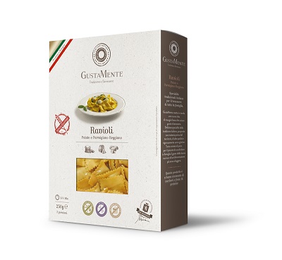 GustaMente Ravioli Patate E Parmigiano Reggiano Senza Glutine 250 g