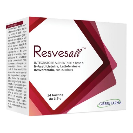 Gierre Pharma Resvesall Integratore Alimentare 14 Bustine 49g