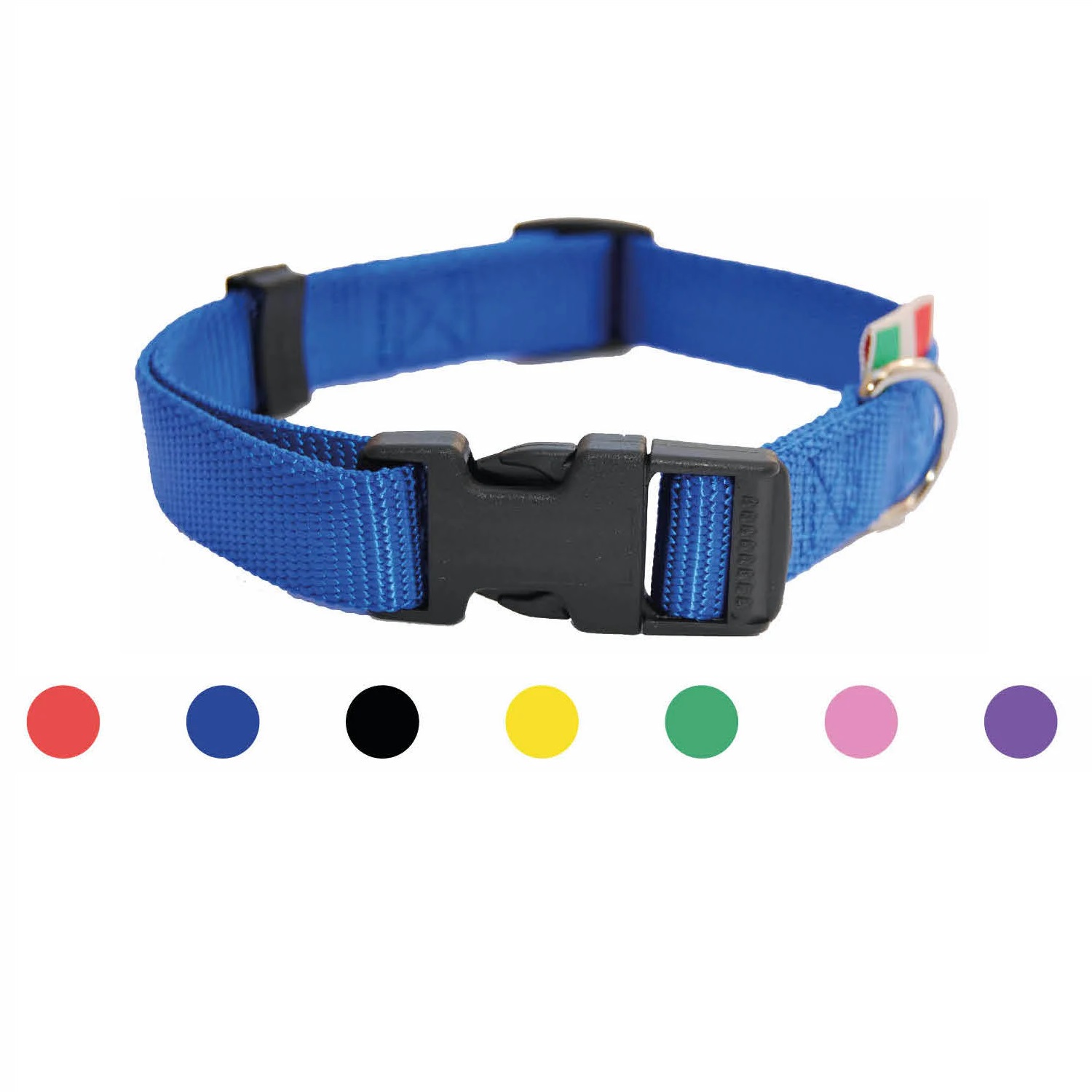 BALLATORE COLLARE SGANCIO NYLON ROSSO 1,6x27/36CM (REF. 352/15)