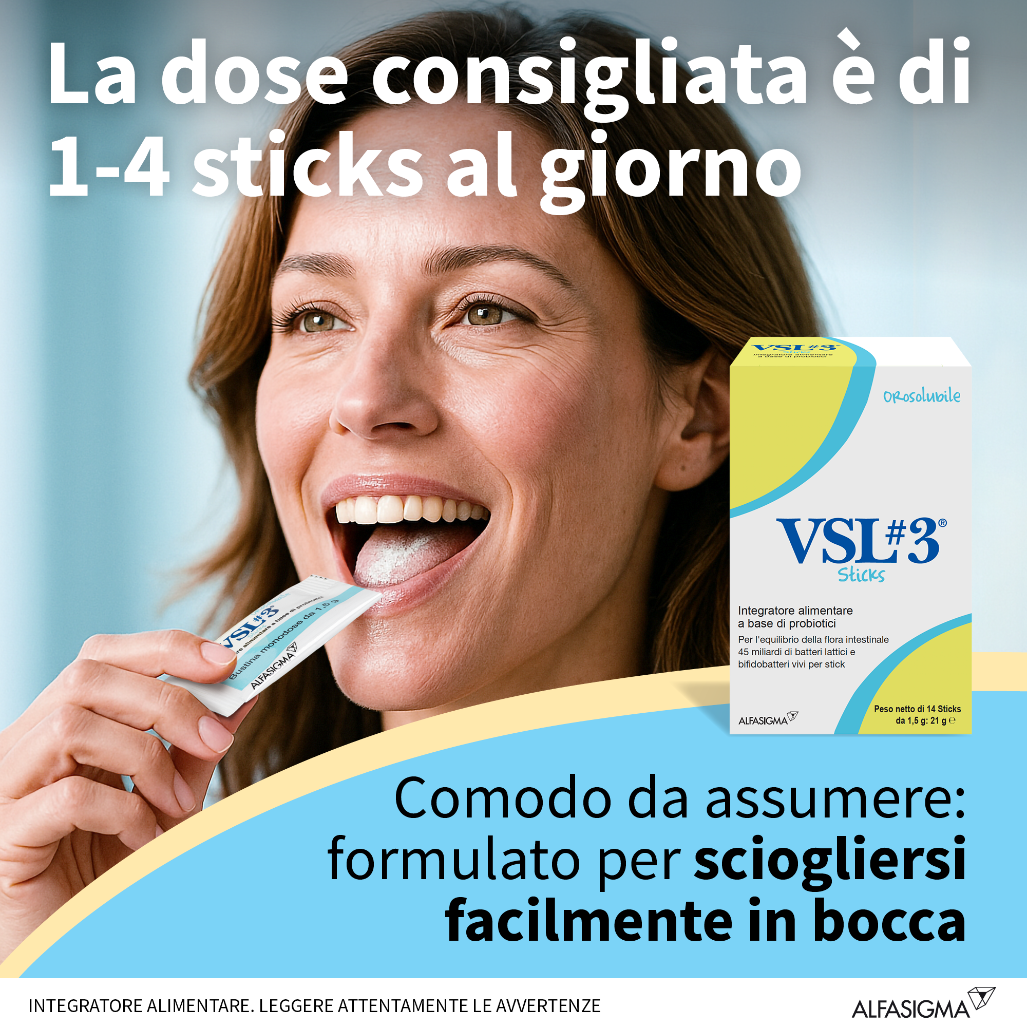 VSL3 INTEGRATORE ALIMENTARE PROBIOTICO 14 STICKS