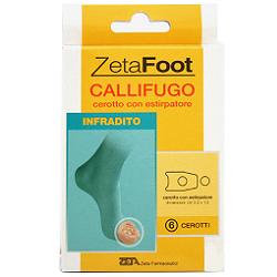 Zeta Foot Callifugo Cerotto Infradito Con Estirpatore 6 Pezzi