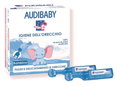 Audibaby Igiene dell'Orecchio Bambini 10 Flaconcini 2 ml