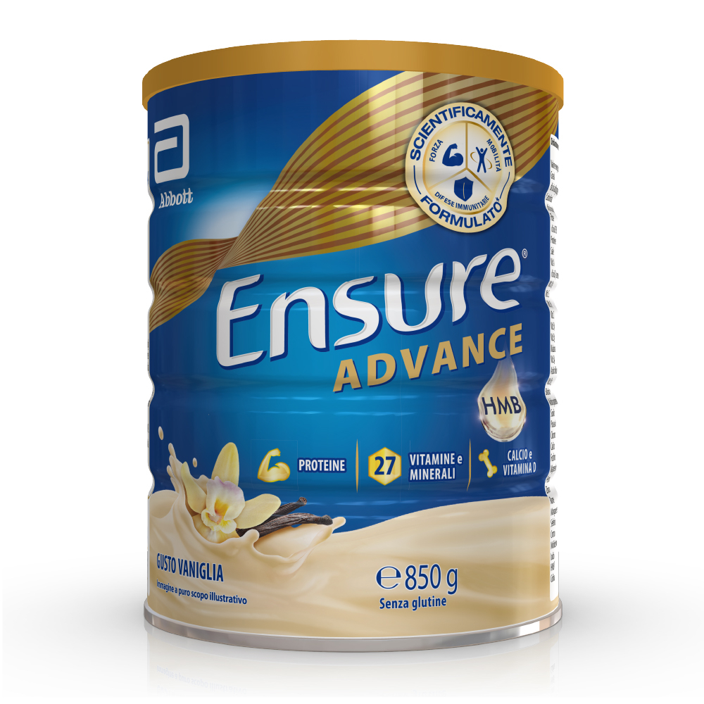 Ensure® Advance Integratore in polvere forza & energia 850g Vaniglia