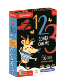 CLEMENTONI SAPIENTINO 1 2 3 (56 CARTE)  4+