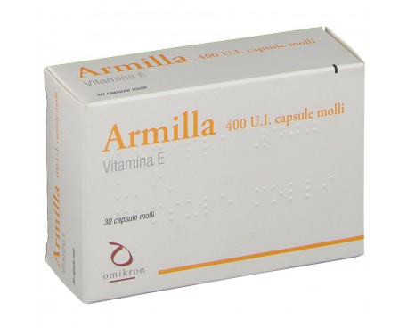 Armilla 400 U.I. di Vitamina E - 30 capsule molli