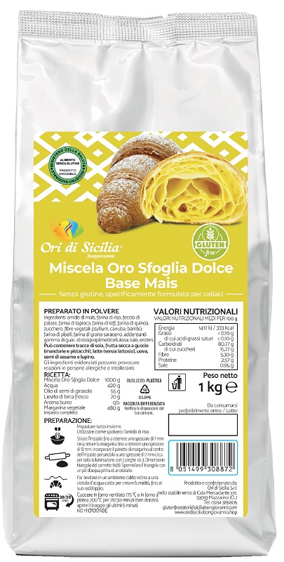 ORI DI SICILIA Mix Oro Sfoglia
